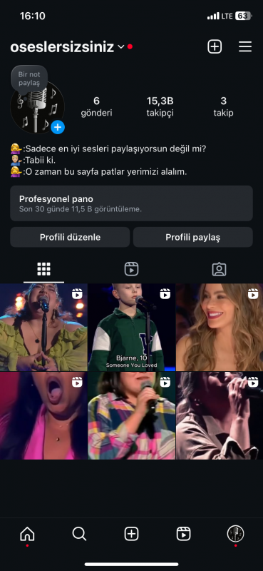 15k takipçili satılık instagram hesabı