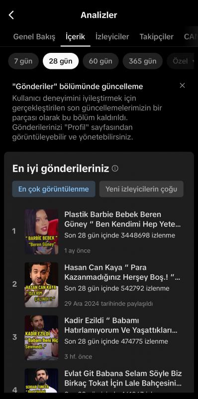 Milyon izlenmeli yüksek etkileşimli gerçek takipçili tiktok emek hesabı satılık son fiyat