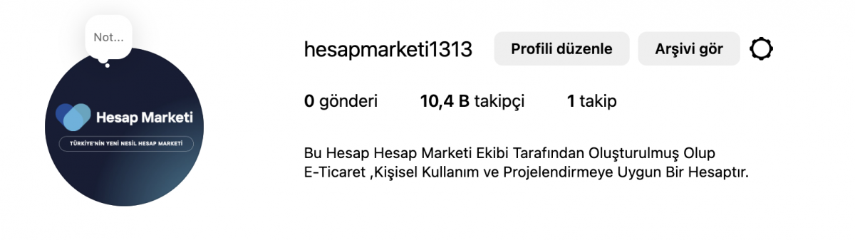 ➡️ [ %100 güvenilir  garantili ✅ ]profesyonel 10 k 12 yıllık instagram e-ticaret /proje / kişisel ✅