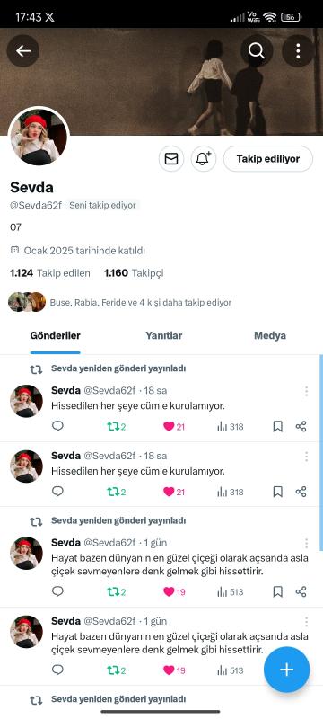 1.2k ana mailli uygun fiyatlı twitter hesabı