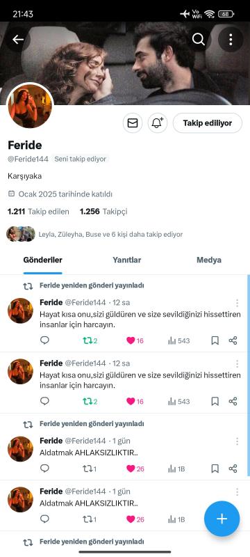 1.250 ana mailli uygun fiyatlı twitter hesabı