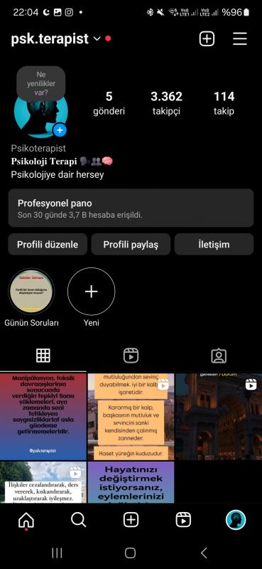 3300 takipçili instagram hesap