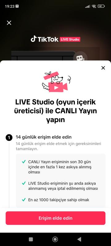 Satılık full aktif türk takipçili 11k sürekli gelişen live stüdyo açık tıktok hesabı kaçırmayın ❣️