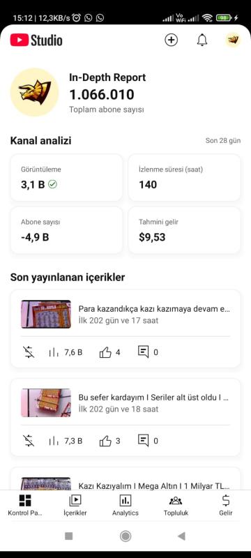 1 milyon aboneli kanal satışta pk açık