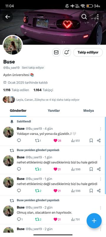 1.2k ana mailli uygun fiyatlı twitter hesabı