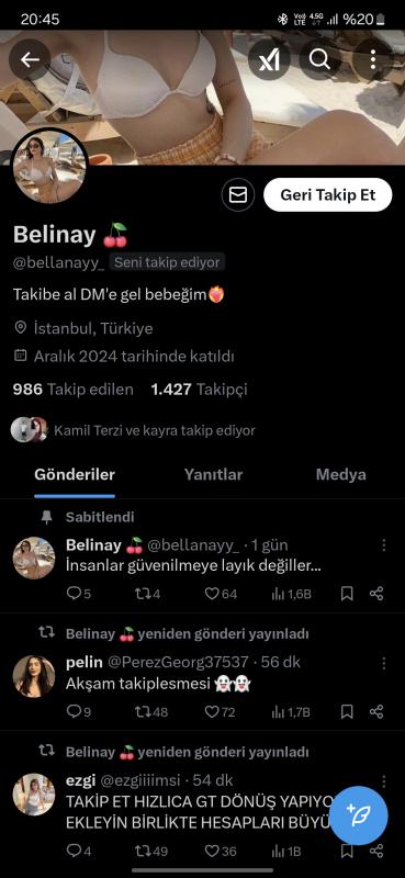 Full organik 1.5k twitter hesabı ilk mailli