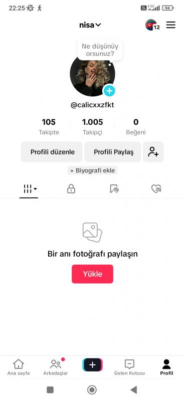 1k canlı yayın açık hesap