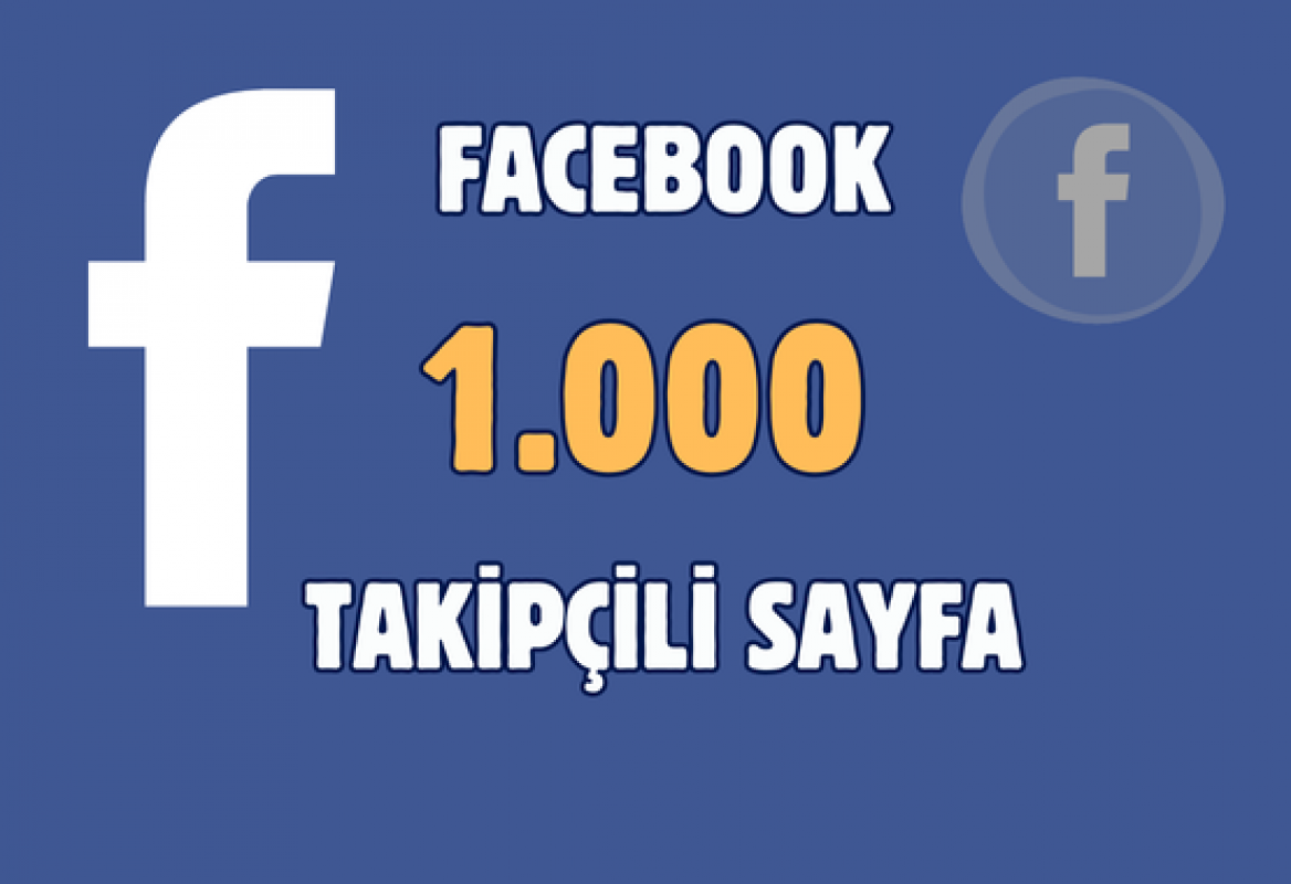 1k organik aktif facebook sayfası