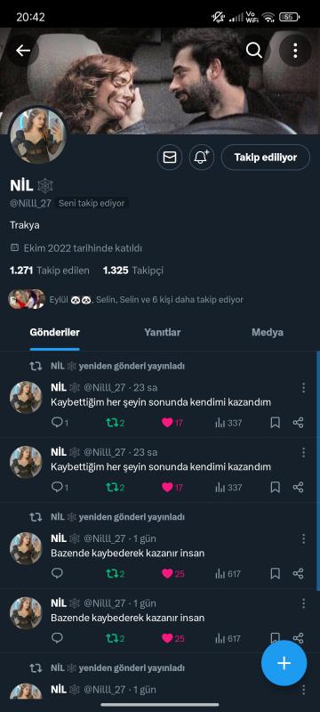 2022 tarihli ana mailli 1.3k twitter hesabı