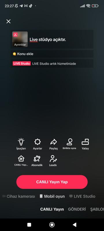 Satılık 13k live stüdyo açık dizi film içerikli  tiktok hesabı kaçırmayın ❣️