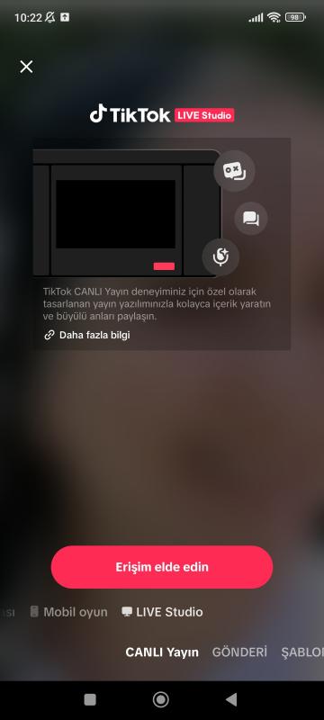 Satılık live stüdyo açık 10k takipçili sürekli gelişen tiktok hesabı kaçırmayın ❣️