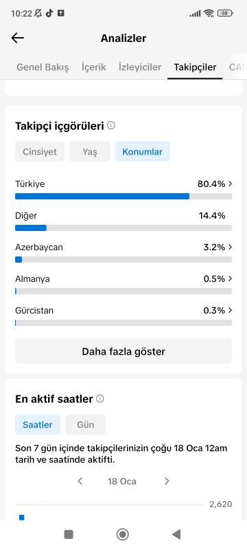 Satılık live stüdyo açık 10k takipçili sürekli gelişen tiktok hesabı kaçırmayın ❣️