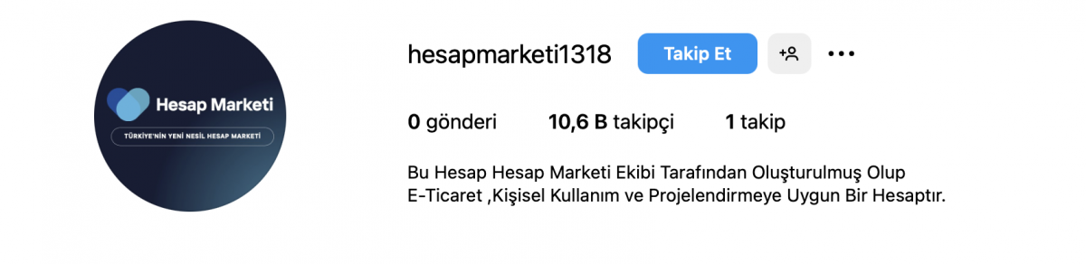 ➡️12 senelik  [ %100 güvenilir garantili ✅ ]profesyonel 10 k  instagram e-ticaret /proje / kişisel ✅