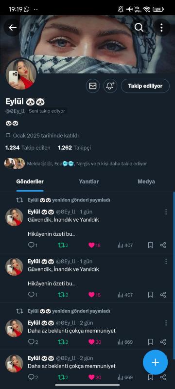 1.3k ana mailli uygun fiyatlı twitter hesabı