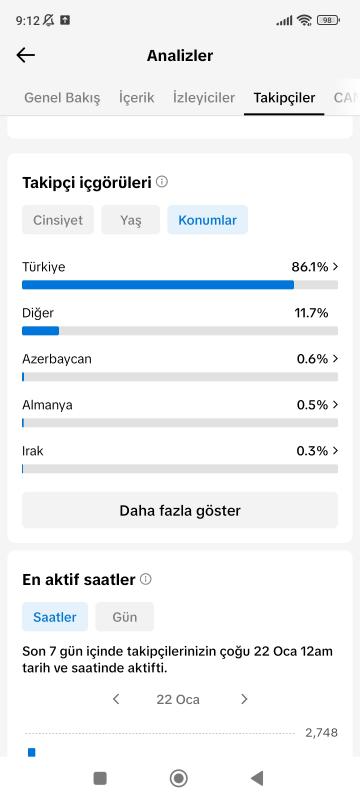 Satılık full organik sürekli gelişen 11k takipçili tıktok hesabı kaçırmayın ❣️