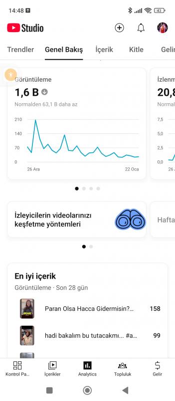 5k aboneli youtube kanalı pazarlık yoktur