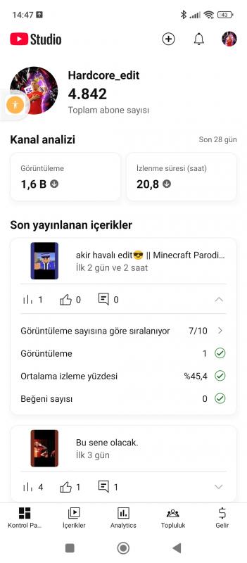 5k aboneli youtube kanalı pazarlık yoktur