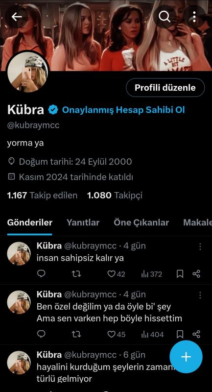 1k ilk mailli twitter hesabı