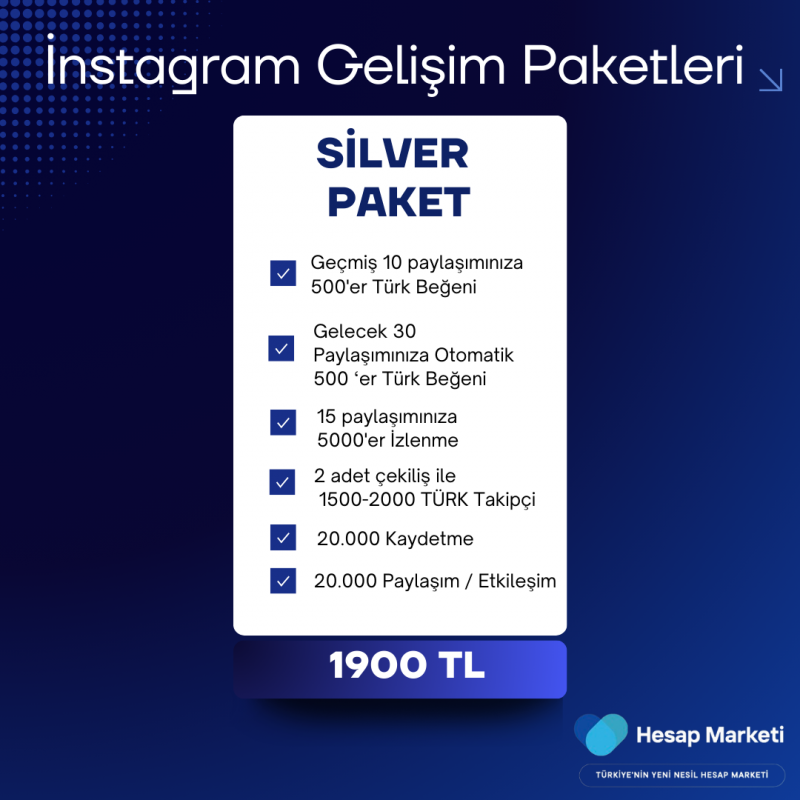 ❇️ kampanya instagram silver etkileşim paketi ( firma / bireysel )