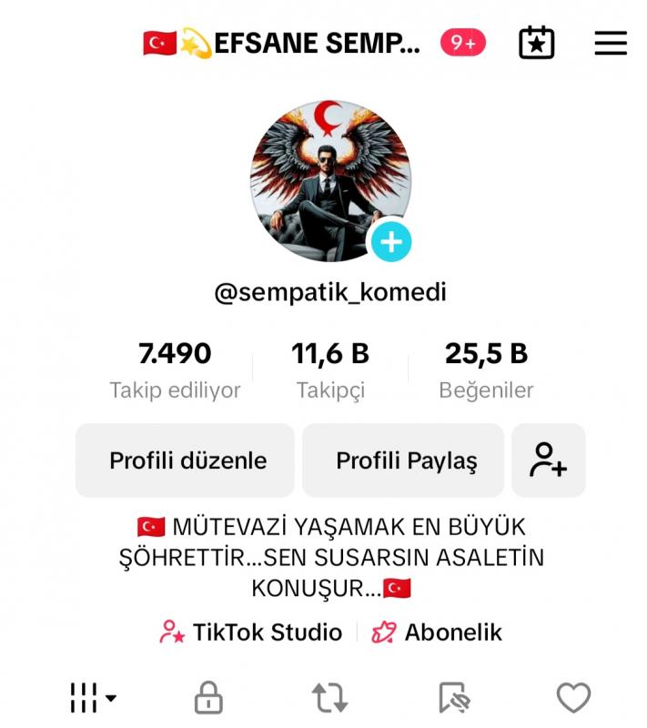 Tiktok organik 25 level hesap keşfet açik satılıktır