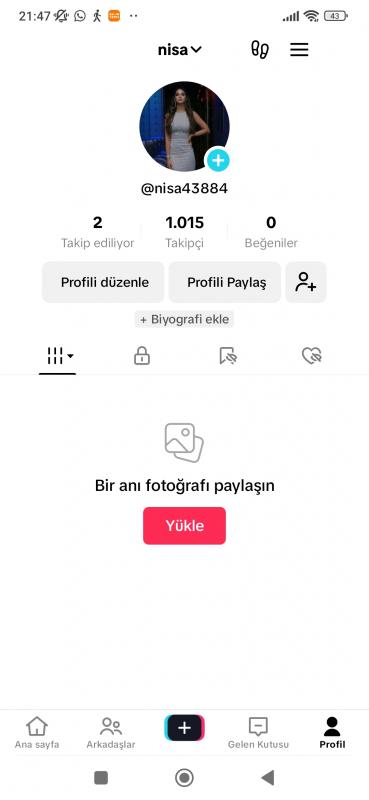 1k canlı yayın açık hesap