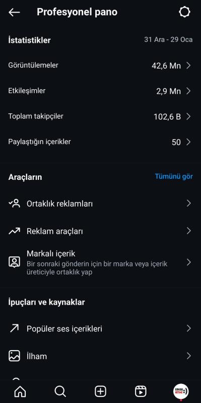 102k efsane multi aktif erkek keşfet hesabı