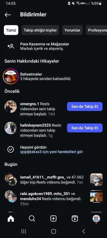 1.4 k takipçili keşfeti açık aktif hesap kaçırmayın