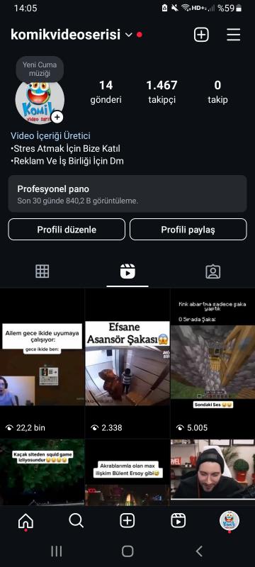 1.4 k takipçili keşfeti açık aktif hesap kaçırmayın