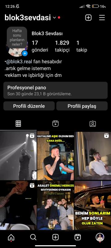 Satılık uygun ınstagram hesabı