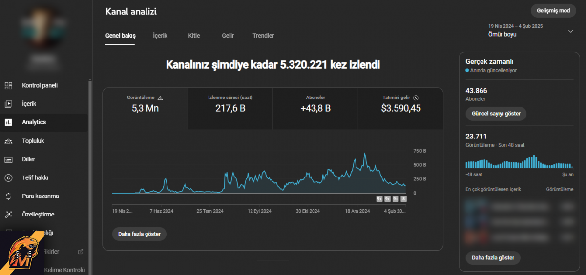 ⭐43.8k abone / ispanyolca++ / youtube kanalı⭐