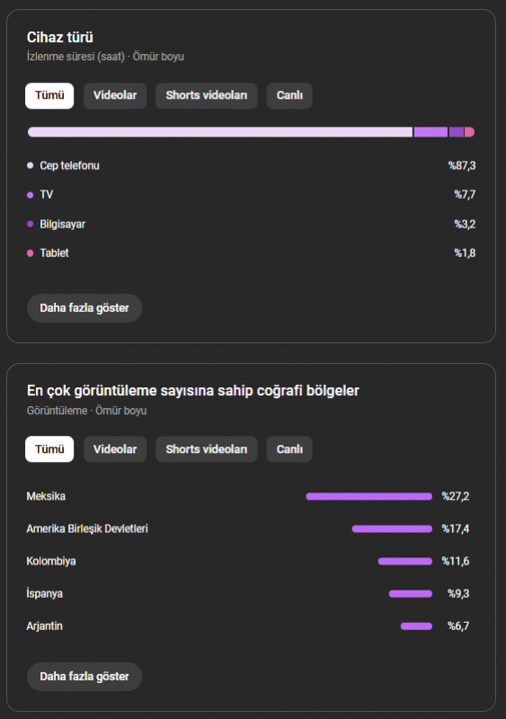 ⭐43.8k abone / ispanyolca++ / youtube kanalı⭐