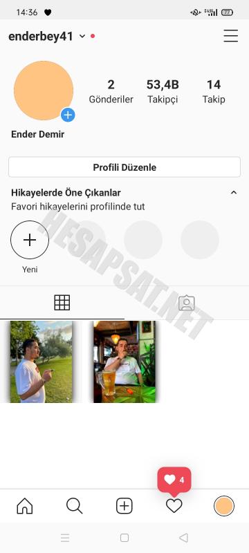 UCUZ Satılık 53.4bin takipçili instagram hesabı.