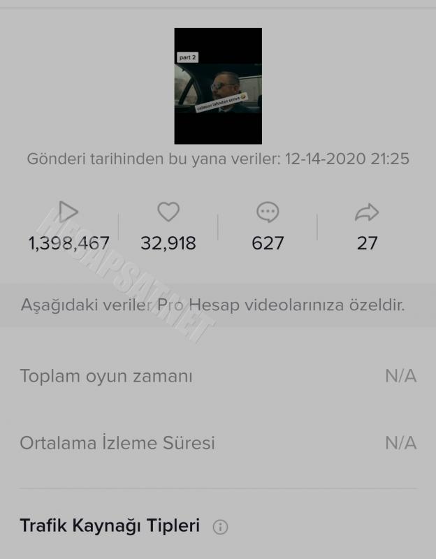 Satılık 49k Takipçili Tiktok Hesabı