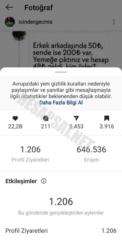 16.1 K Aşırı Aktif Türk Takipçili Milyonluk Erişim Alan Mizah Keşfet Sayfası
