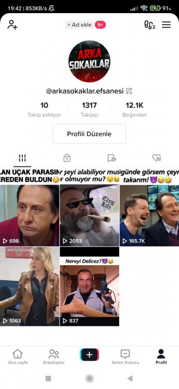 Satılık tiktok dizi hesabı