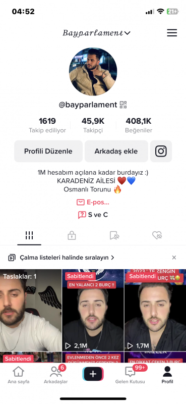 Tiktok hesabı izlenmesi bol keşfet açık