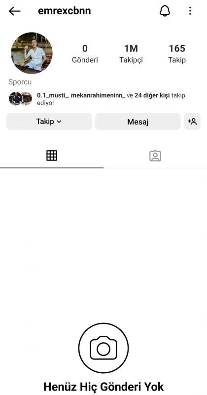 1m takipçili instagram hesabı