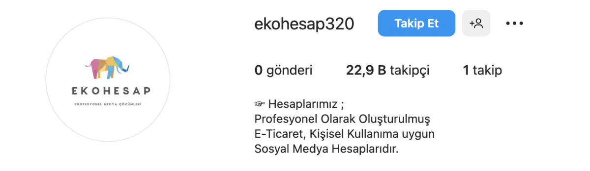 ✅ fırsat 20k instagram hesabı e-ticaret ve kişisel kullanıma uygun ✅