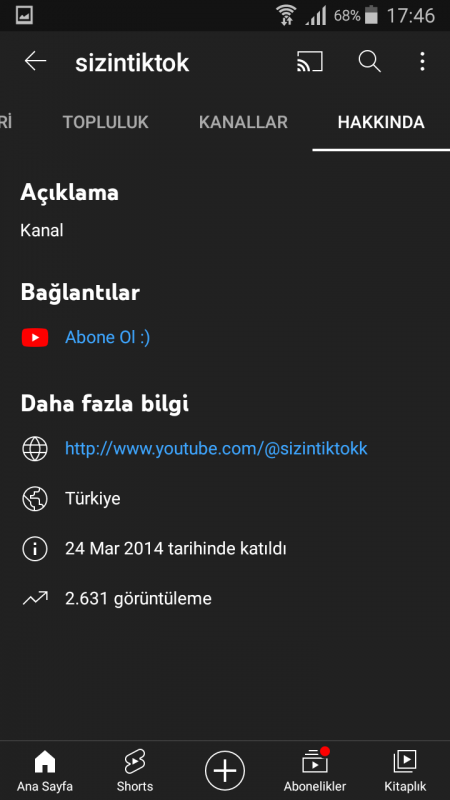 Youtube 956 aboneli kanal satılık çok ucuz