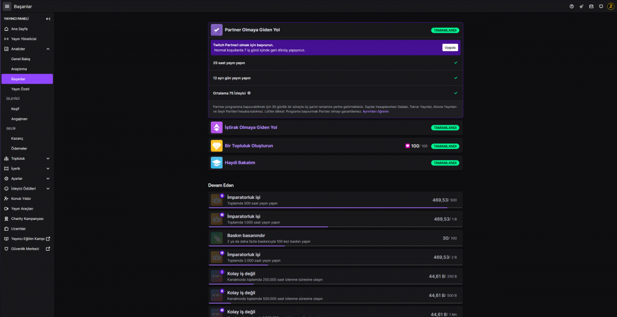 Twitch partner adayı hesap satılıktır içinde yüksek miktar bakiye bulunmaktadır
