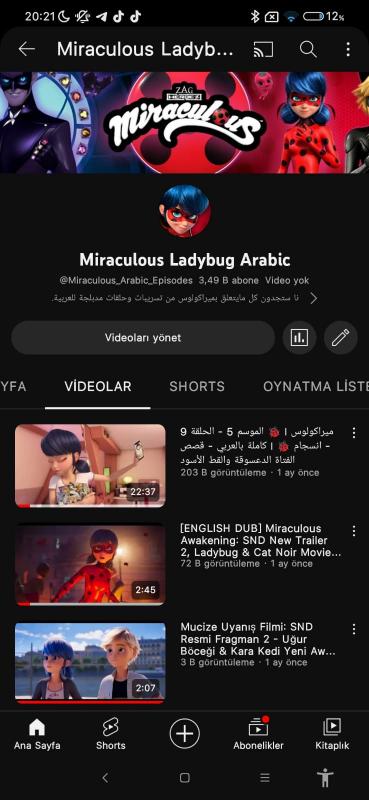 3k aboneli youtube kanalı