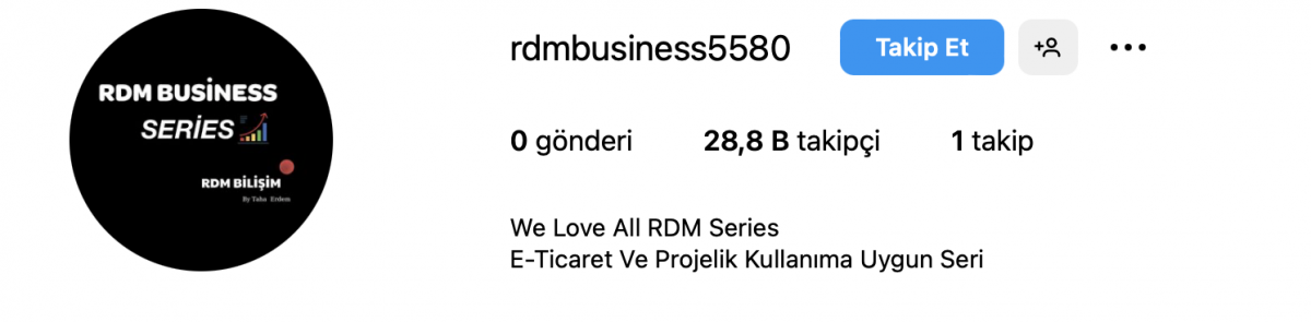 ✅ 28 k+ e-ticaret 6 yıllık instagram ( sitenin en çok satış yapan satıcısından ✅)