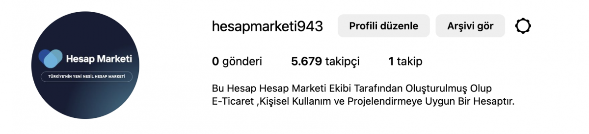 5 k [ %100 güvenilir ✅ ] 4 yıllık profesyonel /kişisel instagram hesabı