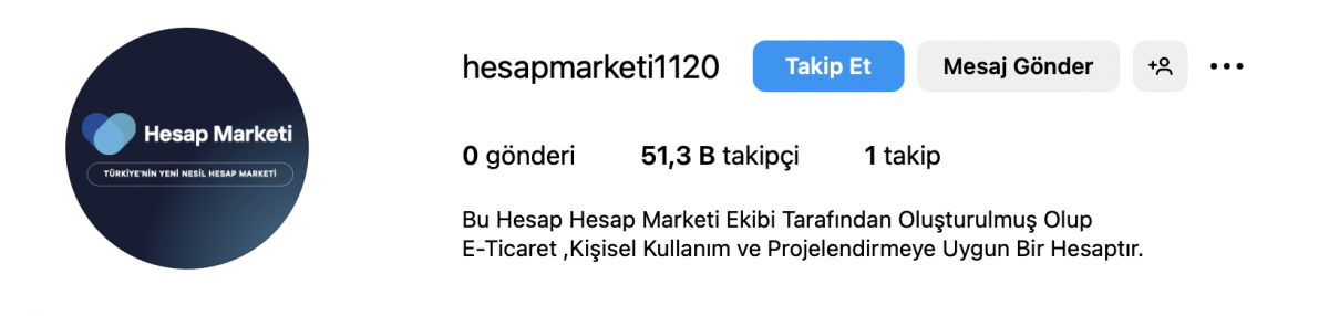 ☑️ 51 k + premium 10 yıllık instagram hesabı ticaret proje [ %100 güvenilir ✅ ]
