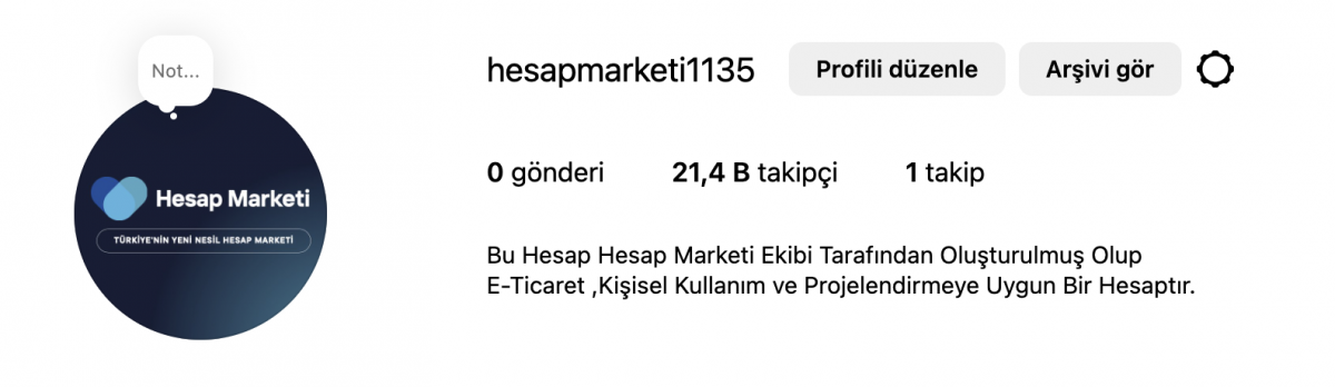 ➡️ [ %100 güvenilir ✅ ]profesyonel 21 k 5 yıllık instagram e-ticaret /proje