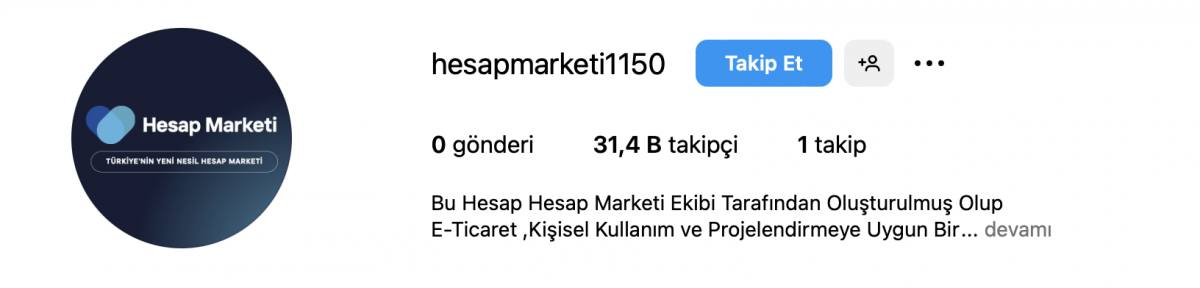 ➡️ [ %100 güvenilir ✅ ]profesyonel 31 k 6 yıllık instagram e-ticaret /proje