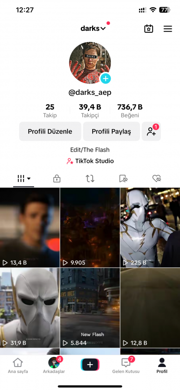 40k takipçili tiktok hesabımız satılıktır