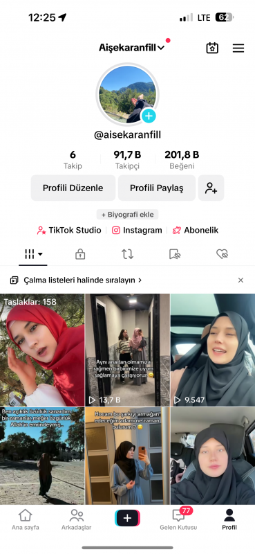 Tiktok yüksek takipçili satılık hesap