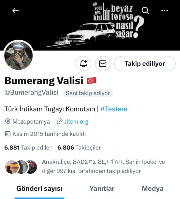 2015 tarihli 6k twitter hesabı