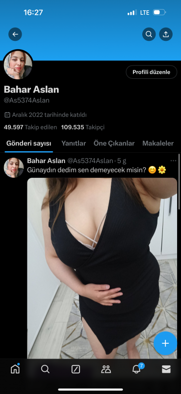 Satılık orijinal 110k takipçili twitter hesabı